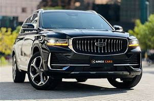 SUV de tamaño medio de gasolina o eléctrica moderna Geely Manjaro